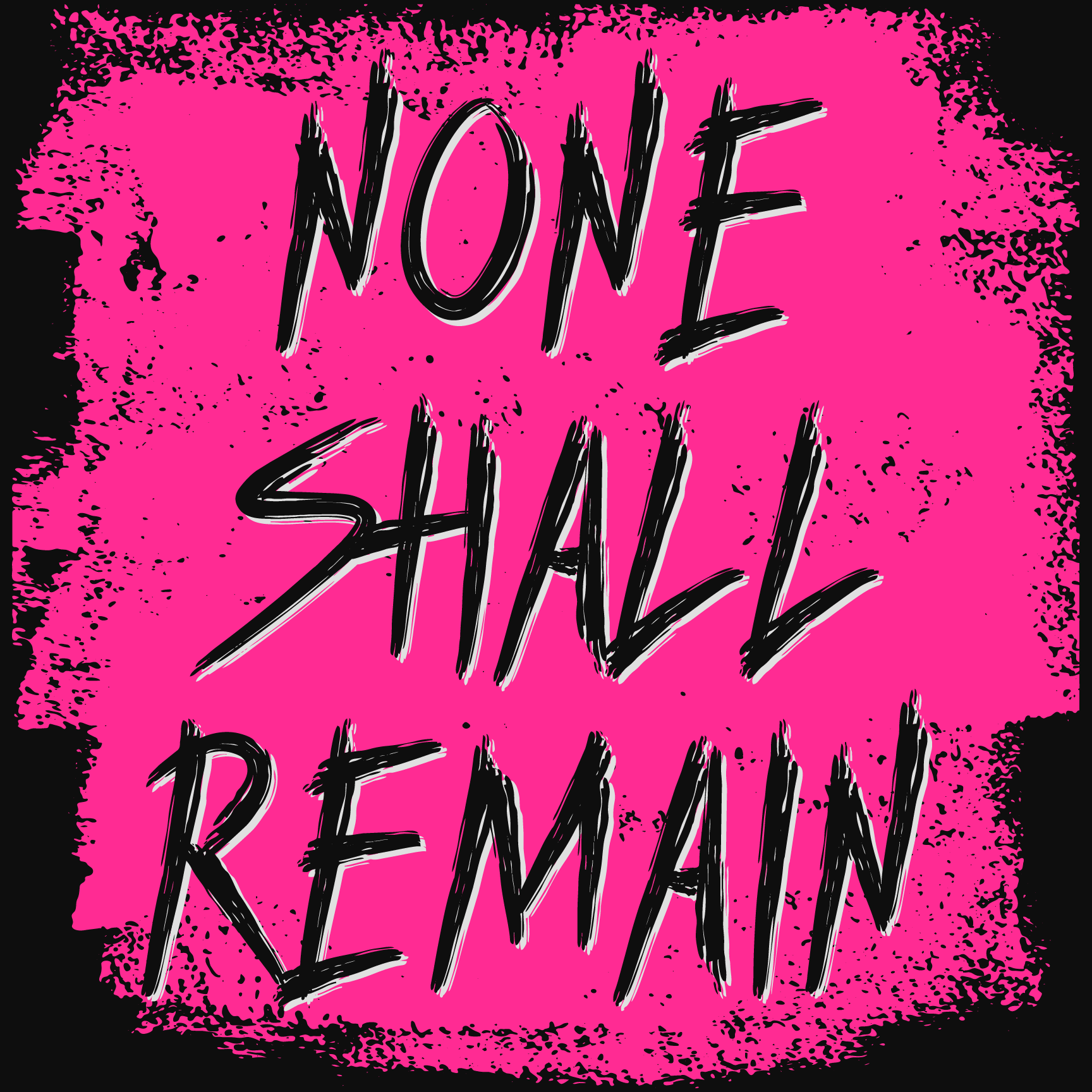 None Shall Remain sticker design
